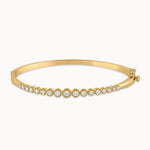 Journey Diamond Oval Bracelet, 14K Gold Vermeil, 1 ct Lab Grown Diamond-3