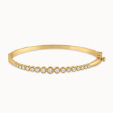Journey Diamond Oval Bracelet, 14K Gold Vermeil, 1 ct Lab Grown Diamond-3