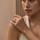 Crossover Pave Diamond Band