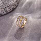 Twisted Luxe Diamond Band