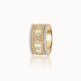 Chunky Stacked Diamond Band