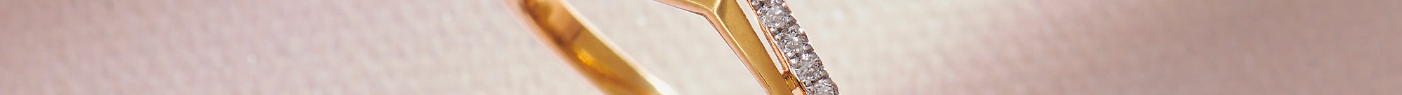 Sleek Chevron Ring, 14K Gold Vermeil, 1/10 ct Lab Grown Diamond-1