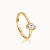 Eternal Solitaire Ring, 14K Gold Vermeil, 1/3 ct Lab Grown Diamond-3