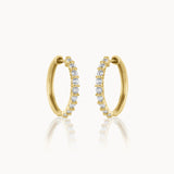 Lumina Classic Diamond Hoops