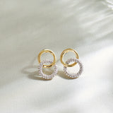 Forever Linked Diamond Earrings, 14K Gold Vermeil, 3/8 ct Lab Grown Diamond-6