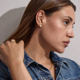 Edgy Baguette Diamond Studs