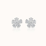 Diamond Blooming Sparkle Studs