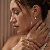 Luster Diamond Hoops