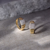 Diamond Ember Hoops