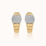 Diamond Ember Hoops