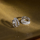 Diamond Inverted V Hoops