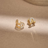Shining Arc Diamond Hoops