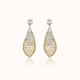 Elegant Dangle Diamond Earrings