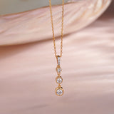 Ever Stylish Solitaire Necklace, 14K Gold Vermeil, 1/3 ct Lab Grown Diamond-5