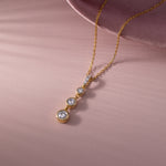Ever Stylish Solitaire Necklace, 14K Gold Vermeil, 1/3 ct Lab Grown Diamond-3