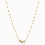Moonlit Solitaire Necklace, 14K Gold Vermeil, 1/3 ct Lab Grown Diamond-3