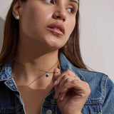 Gemstone Glow Toggle Necklace