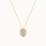 Golden Light Diamond Necklace