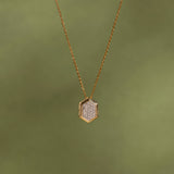 Golden Light Diamond Necklace
