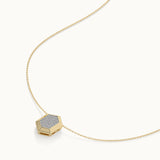 Golden Light Diamond Necklace