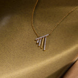 Allure Diamond Fringe Necklace