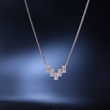 Art Deco Baguette Necklace