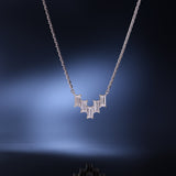 Art Deco Baguette Necklace