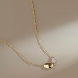 Pebble Diamond Necklace