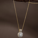 Halo Grace Diamond Necklace