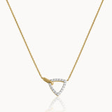 Trio Interlinked Diamond Necklace