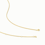 Oval Disc Diamond Necklace