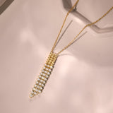 The Lightfall Line Diamond Necklace