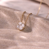 Solitaire Soul Cluster Necklace