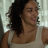 Bar Cluster Princess Daimond Necklace