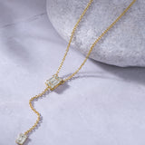 Peak And Drop Diamond Necklace