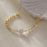 Golden Aura Link Bracelet