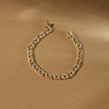 Cuban Glam Diamond Bracelet