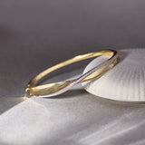 Twist of Brilliance Oval Bracelet