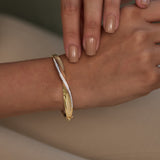 Twist of Brilliance Oval Bracelet