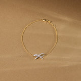 Bow & Glow Diamond Bracelet