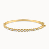 Journey Diamond Oval Bracelet, 14K Solid Gold, 1 ct Lab Grown Diamond-3