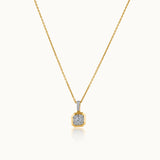 Octa Diamond Necklace, 14K Solid Gold, 1/4 ct Lab Grown Diamond-3