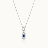 Paperclip Link Necklace, Sterling Silver, 1/3 ct Lab Grown Diamond-3
