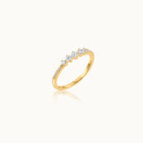 Diamond Stacker Band, 14K Solid Gold, 1/3 ct Lab Grown Diamond-3
