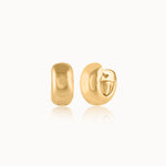 Chunky Small Hoops, 14K Gold Vermeil-3