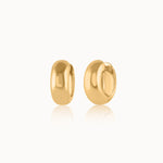 Chunky Medium Hoops, 14K Gold Vermeil-3
