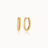 Classic Tube Hoops, 14K Gold Vermeil-3