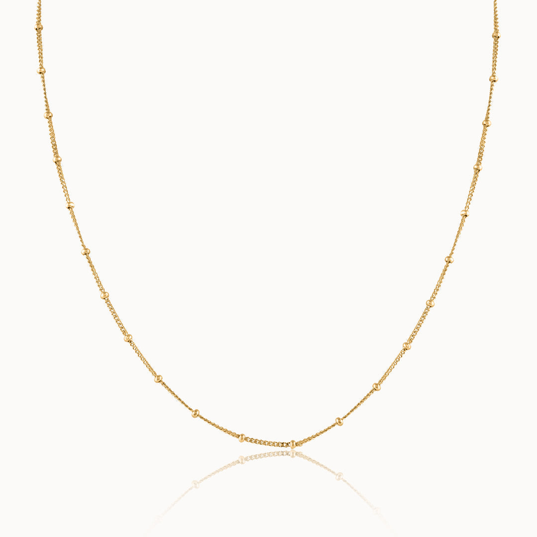 Sphere Station Chain, 14K Gold Vermeil-2