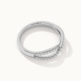 Infinity Diamond Ring, Sterling Silver, 1/4 ct Lab Grown Diamond-7