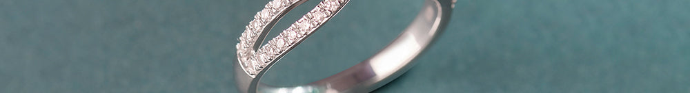 Infinity Diamond Ring, Sterling Silver, 1/4 ct Lab Grown Diamond-1